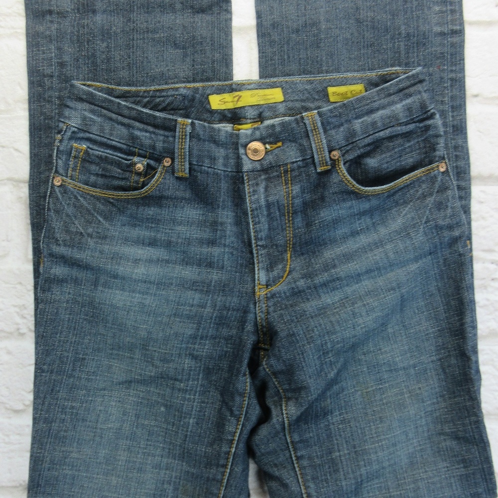 Melissa McCarthy "7" Boot Cut Jeans Sz 4 > 30x34